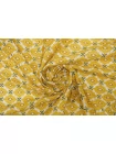 Батист хлопковый Жёлтые цветы на белом BNC H2/2 A22  25032641