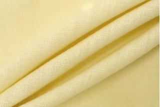 Лён плательно-костюмный умягченный Пастельно-жёлтый BNC Н15/3 F20 25032650