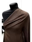 Лён с вискозой плательно-рубашечный Коричневый BNC Н15/6 F20 25032651
