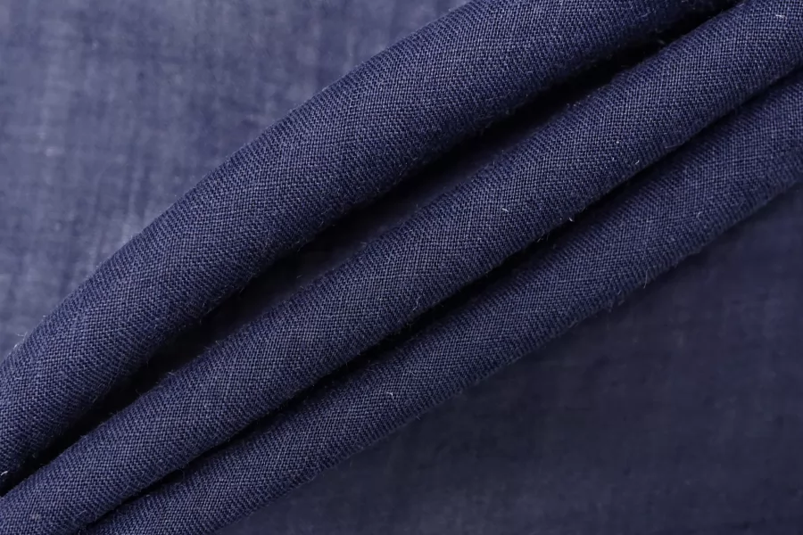 Льняная вуаль с шёлком Синяя BNC H15/4 F20 25032652