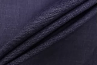 Лён с хлопком рубашечно-плательный Тёмно-синий BNC Н15/4 F10 25032654