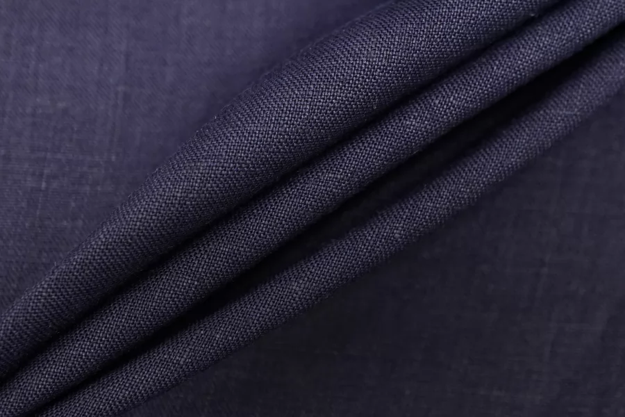 Лён с хлопком рубашечно-плательный Тёмно-синий BNC Н15/4 F10 25032654