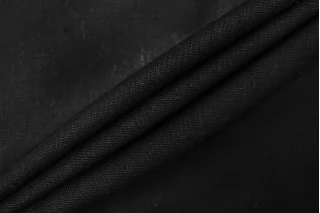 Лён с хлопком костюмно-плательный Чёрный BNC Н15/6 G40 25032668