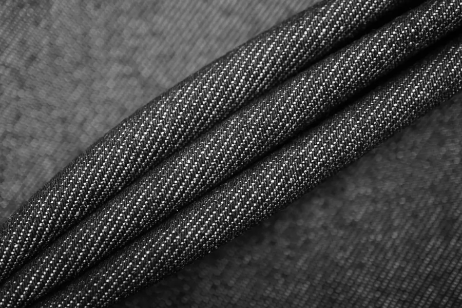 Джинса хлопковая Чёрно-синяя BNC H14/6 MM50 25032678