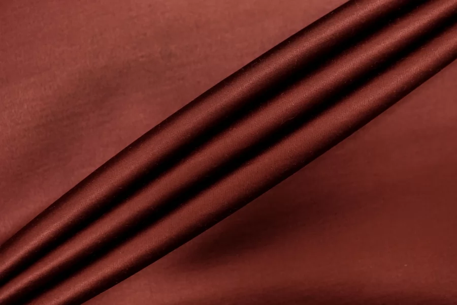 Атлас-дюшес хлопковый костюмный Бордовый BNC H10/9 D50 26032608