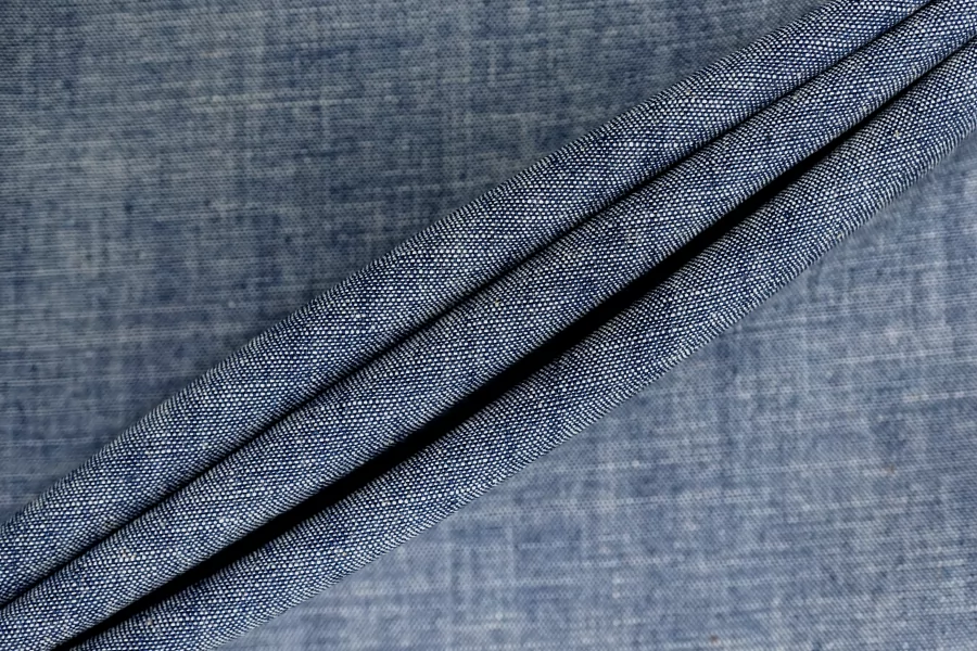 Лён костюмно-плательный Сине-белый BNC H14/1 F10 26032620