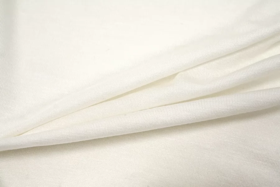 Трикотаж модал с кашемиром тонкий Brunello Cucinelli Молочно-белый BNC H49/1 V10 26032624