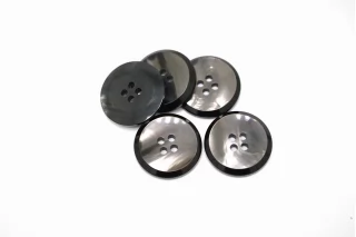 Пуговица костюмная коричневая перламутровая  20 мм  (S-3)  26112502