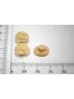 Пуговица пластиковая на ножке Бежевая  15 мм  (S-3)  26112565