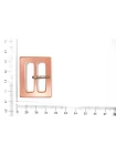 Пряжка пластик персиковая 30х40 мм (R2)  28122504