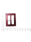 Пряжка пластик бордовая 38х48 мм (R2)  28122512