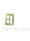 Пряжка пластик зеленая 30х40 мм (R2)  28122517