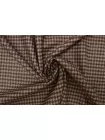 Костюмно-плательная шерсть TOLLEGNO Клетка бежево-коричневая BL H13/1 FF40 17082621