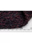 Букле костюмно-пальтовое шерсть с мохером Сине-винное BNC H10 KK70 27082609