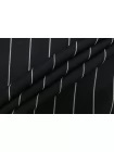 Шерсть плательно-костюмная MAX MARA Чёрная в белую полоску H12 FF70 27082639