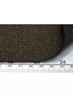 Твид костюмный шерстяной LORO PIANA Ёлочка бежево-коричневая BNC H13/1 FF60 27082664