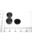 Пуговица пластиковая на ножке  Графит 12 мм  ( J-3) 12022602