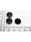Пуговица пластиковая на ножке  Коричневая 12 мм  ( J-3)  12022603