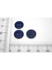 Пуговица пластиковая  Синяя 11 мм  ( Q-3)  12022617