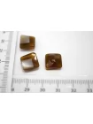 Пуговица пластиковая на ножке Коричневая 12 мм  ( Q-3 )  12022631
