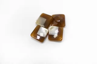 Пуговица пластиковая на ножке Коричневая 12 мм  ( Q-3 )  12022631