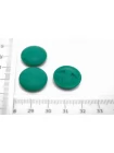 Пуговица пластиковая на ножке  Зеленая 18 мм  ( Q-3)  12022644