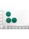 Пуговица пластиковая на ножке  Зеленая 15 мм  ( Q-3)  12022645