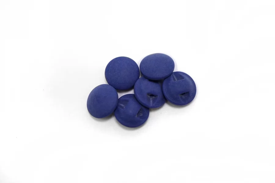 Пуговица пластиковая на ножке  Фиолетовая 11 мм  ( Q-3)  12022650