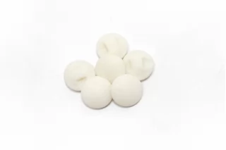 Пуговица пластиковая на ножке  Белая  11 мм  ( Q-3)  12022664