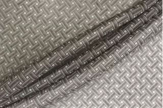 Батист хлопковый Серо-белый орнамент FRM H2/4 A33 13022603