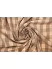 Рубашечный хлопок с вискозой Бежевая клетка FRM H6/1 B30 13022604
