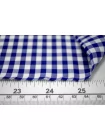 Рубашечный хлопок мерсеризованный Сине-белая клетка FRM H6/1 B40 13022608