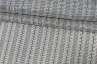 Подкладочная вискоза Чёрно-бело-зелёная полоска FRM H50/3 U11 13022612