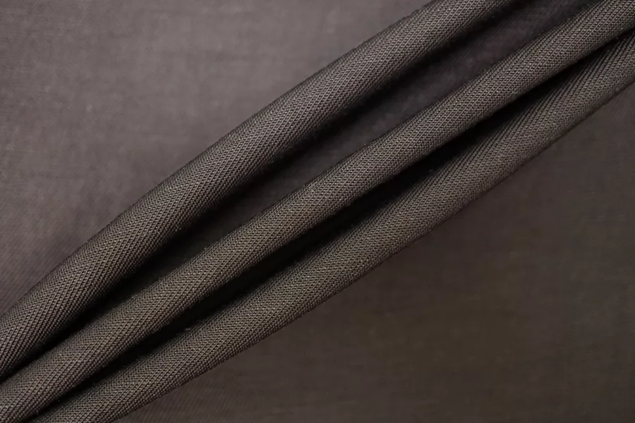 Вискоза со льном костюмная Тёмно-коричневая FRM H23/3 G60 13022613