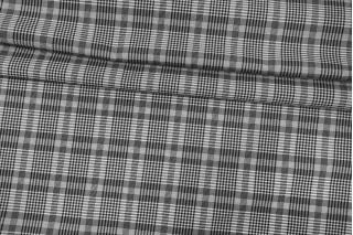 Рубашечный хлопок Чёрно-белый в клетку FRM H6\1 B50 13022614