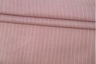 Рубашечный хлопок Вишнёво-белый в полоску FRM H16/3 A30 13022623