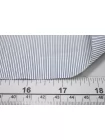 Рубашечный хлопок-стрейч мерсеризованный ALBINI Белый в синюю полоску FRM H5 A40 13022631