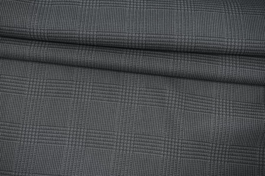 Хлопок рубашечно-плательный Серый в клетку FRM H16\3 F20 13022634