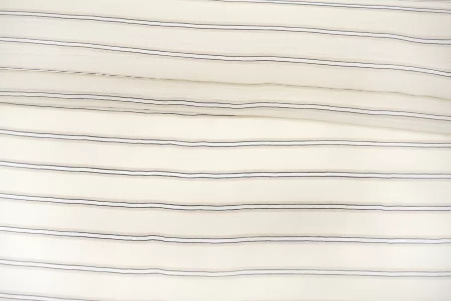 Батист хлопок с шёлком Молочный в полоску FRM H2/4 O10 13022645