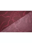 Рубашечный хлопок мерсеризованный Абстракция цветочная малиново-сливовая FRM H003 FF22 13022652