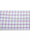 Рубашечный хлопок мерсеризованный ALBINI Клетка бело-розово-голубая FRM H6/1 B40 13022658