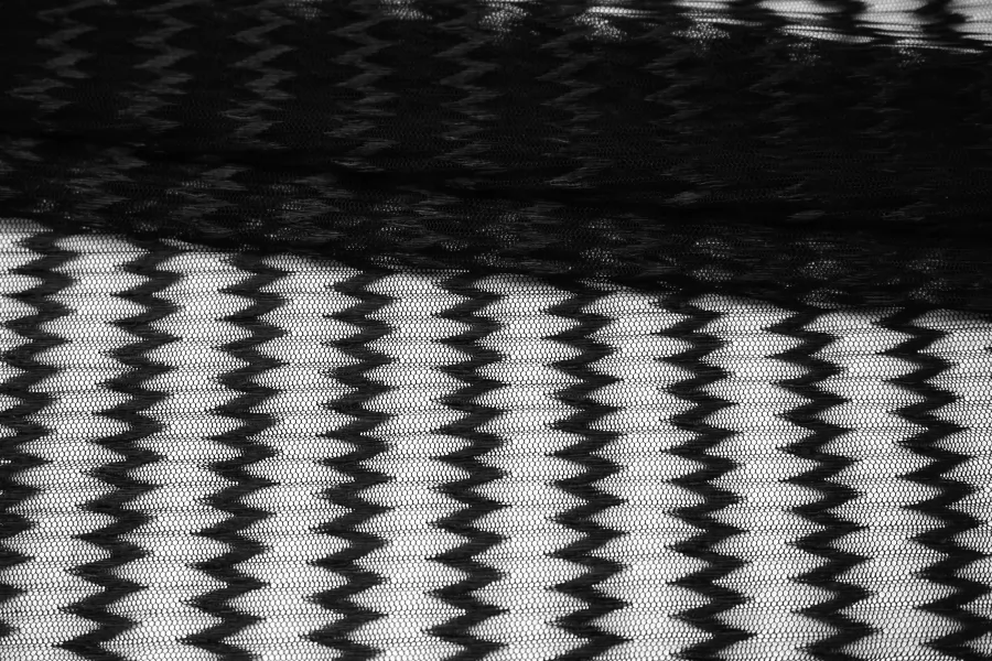 Сетка мягкая плиссе MISSONI Чёрный зигзаг FRM H36/4 O66 13022660