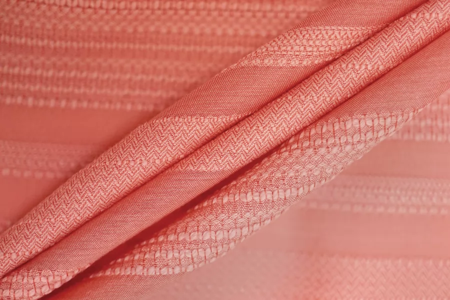 Хлопок на капроне рубашечно-плательный жаккардовый Розовый FRM H4/2 C50 13022665