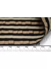 Вискоза на капроне плательная в полоску Чёрно-бежевая FRM H21/8 i30 13022671