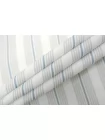 Рубашечный хлопок Белый в серо-голубую полоску FRM H5 A50 13022676