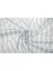 Рубашечный хлопок Белый в серо-голубую полоску FRM H5 A50 13022676