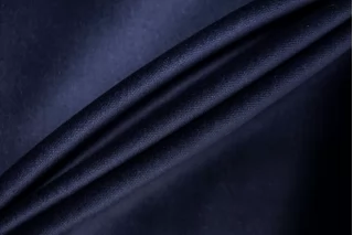 Бархат хлопковый на дублерине Темно-синий FRM H19/1 K70 13022680