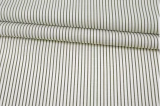 Рубашечный хлопок в полоску Бело-зелёный FRM H5 A50 13022682