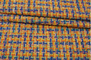 Твид шанель хлопковый Разноцветный FRM H68\1 L60 13022684