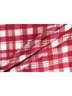Рубашечный хлопок с шёлком Малиново-белая клетка FRM H6\1 B20 13022687